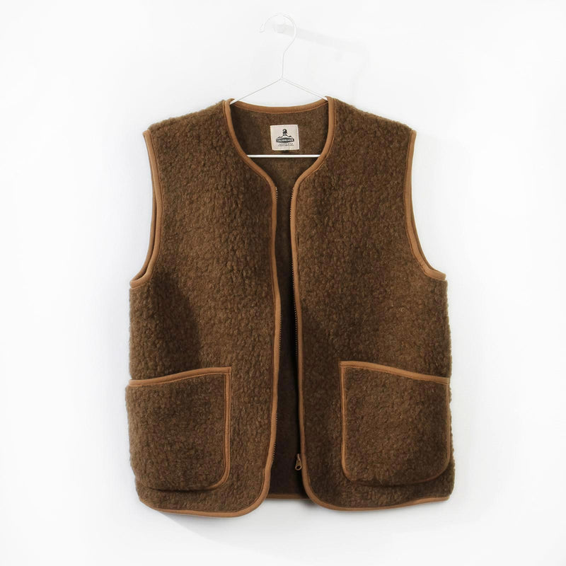 Coldbreaker Pepitco Wool Vest bark Coldbreaker