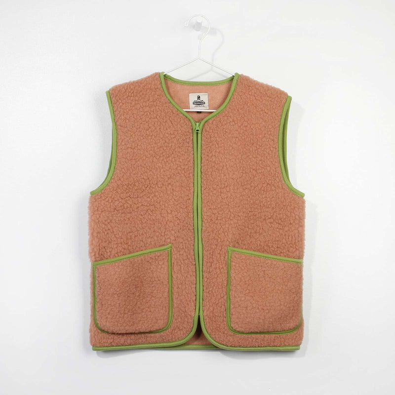 Coldbreaker Pepitco Wool Vest rugny tan/pea green
