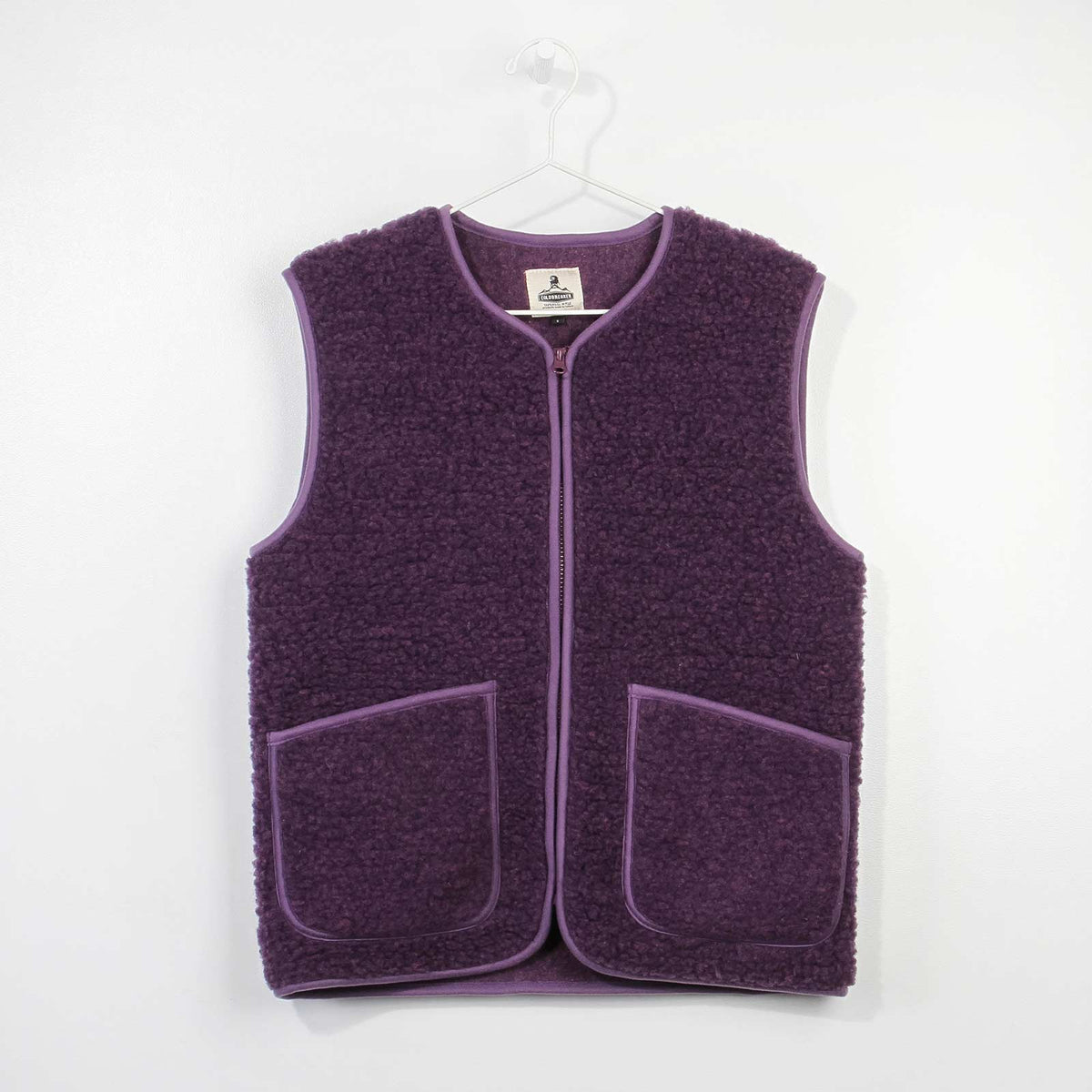 Coldbreaker Pepitco Wool Vest violet