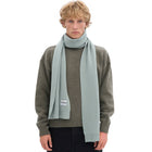 Merino Wool Scarf steel blue Colorful Standard