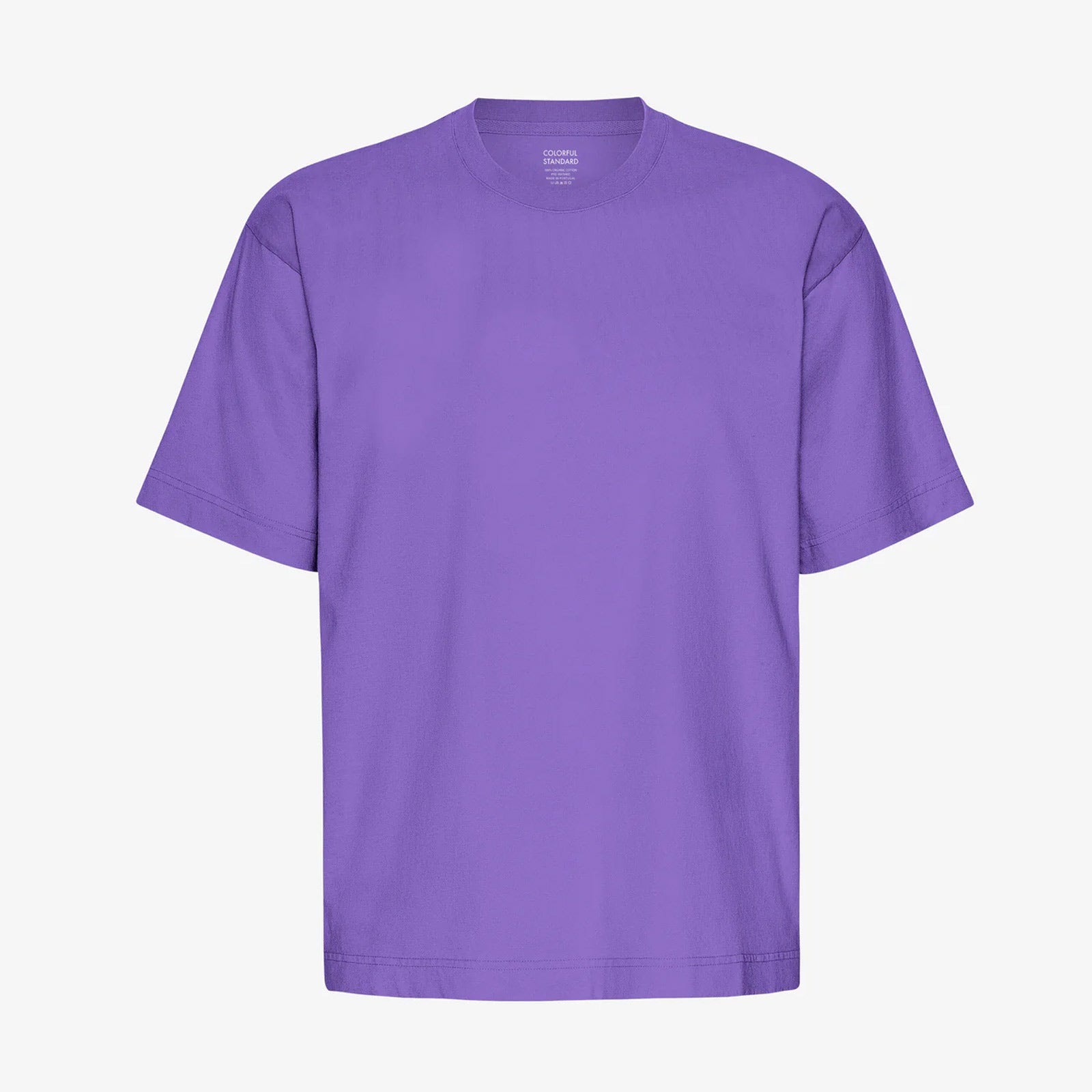 W Organic Oversized Tee ultra violet Colorful Standard