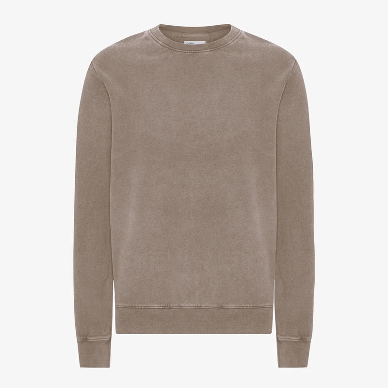 Classic Organic Crew faded khaki Colorful Standard