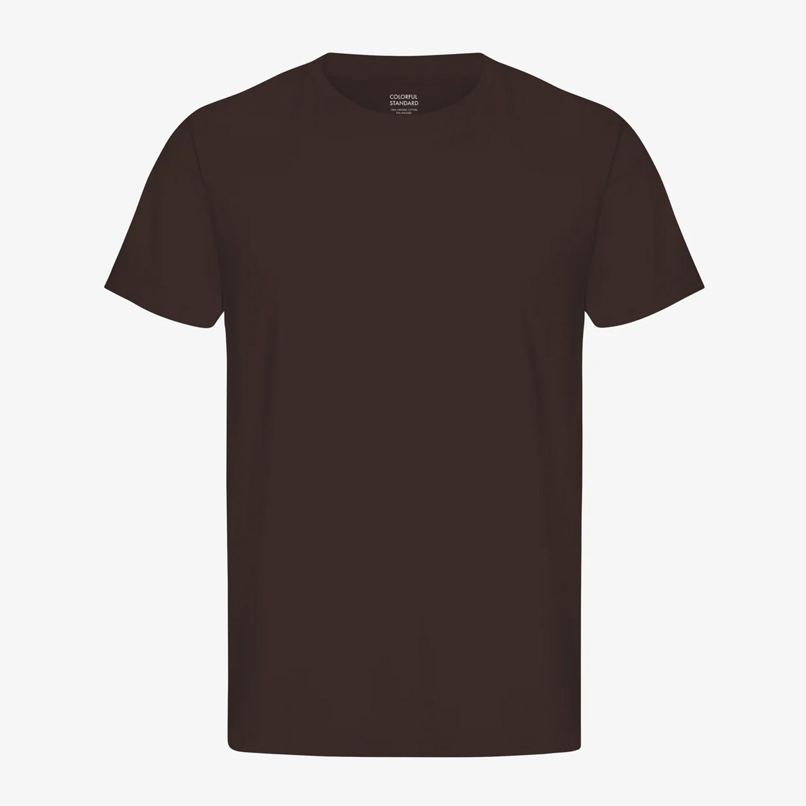 Classic Organic Tee coffee brown Colorful Standard