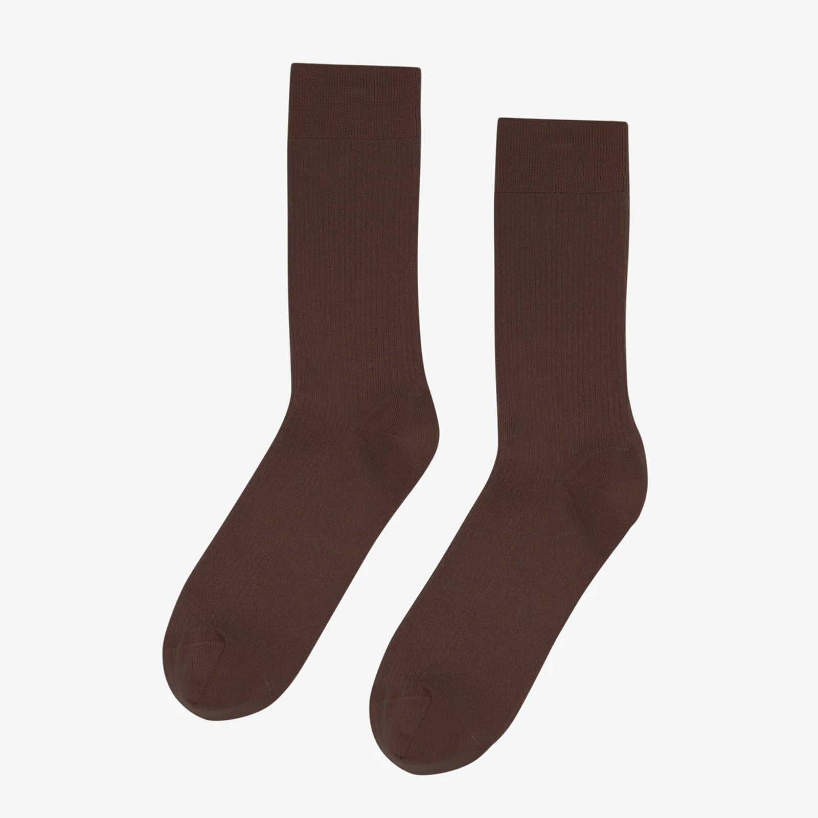 Men Classic Organic Socks coffee brown