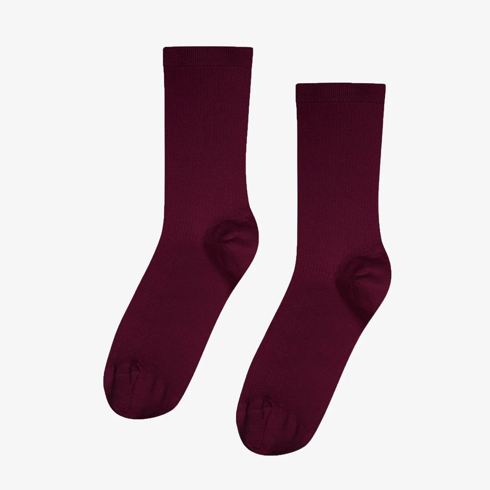 Men Classic Organic Socks oxblood red