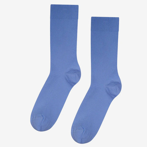 Men Classic Organic Socks sky blue