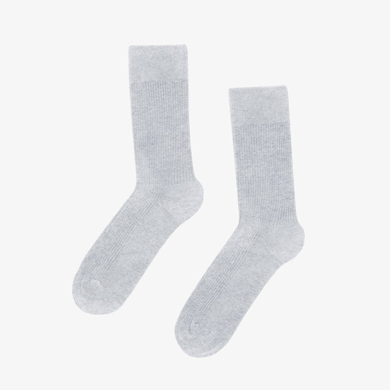 Men Classic Organic Socks snow melange