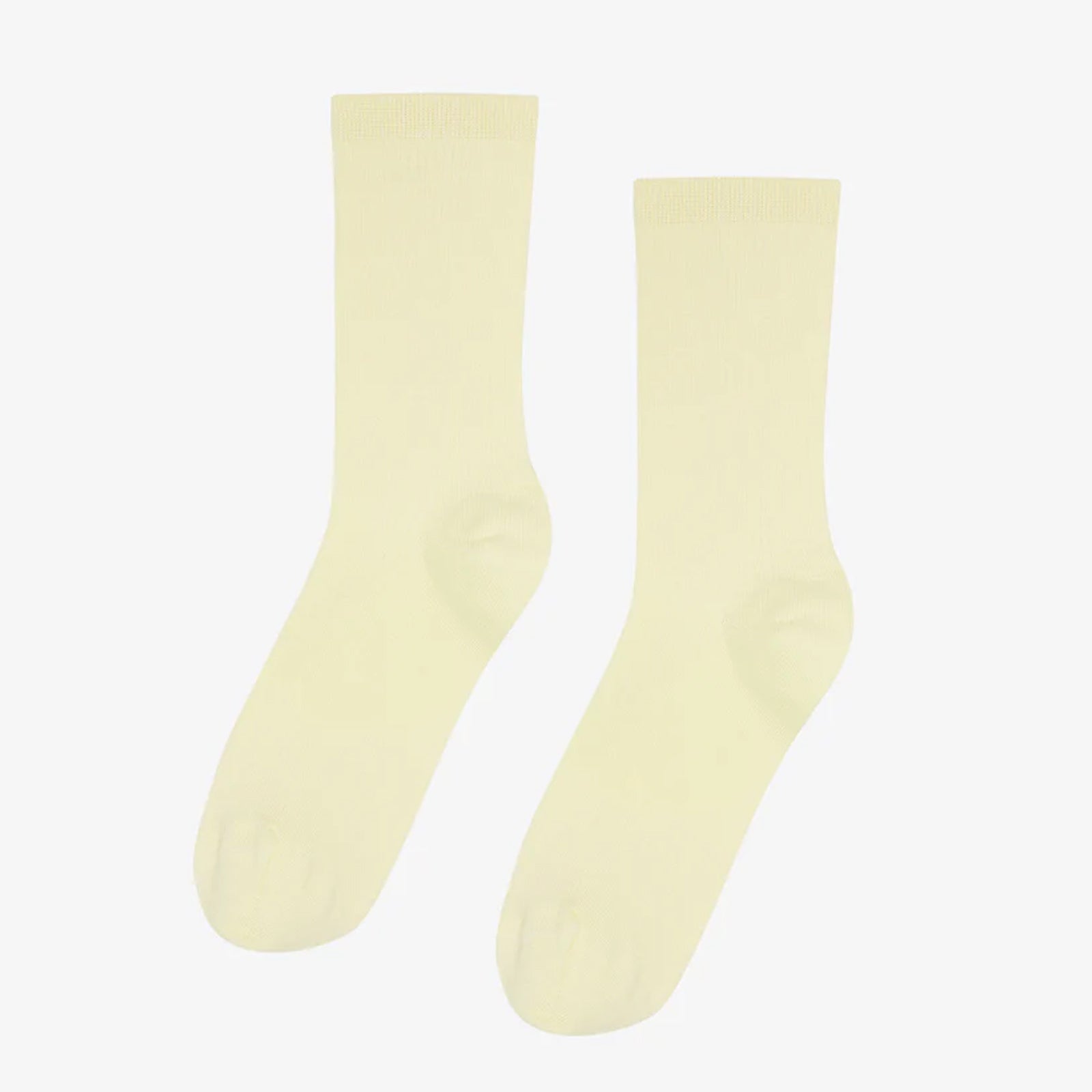 Men Classic Organic Socks soft yellow