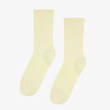 Men Classic Organic Socks soft yellow