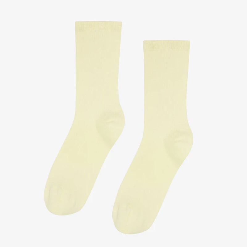 Men Classic Organic Socks soft yellow