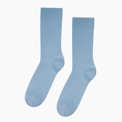 Men Classic Organic Socks steel blue
