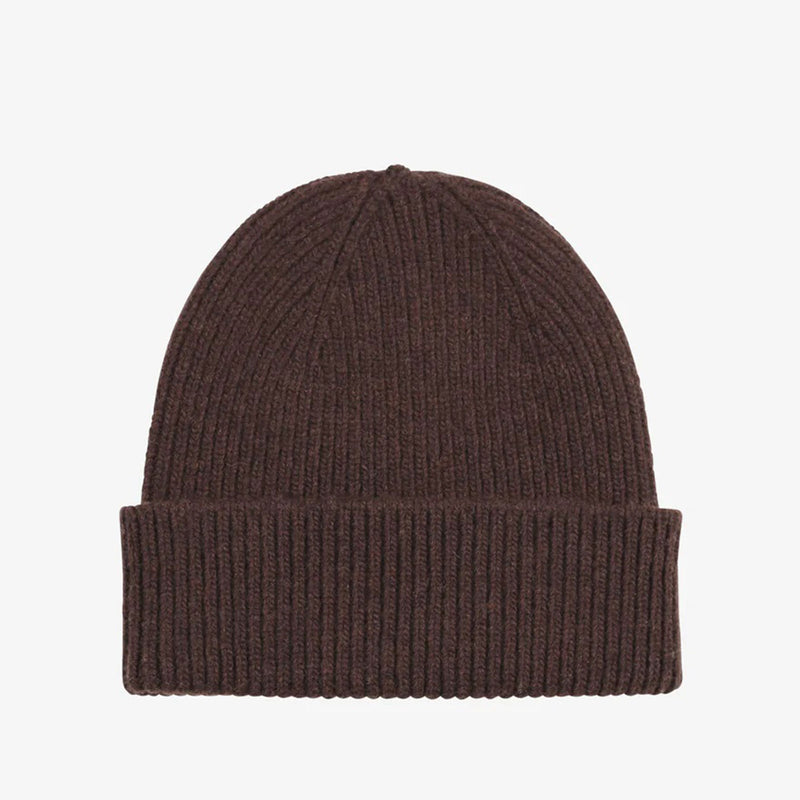 Merino Wool Beanie coffee brown