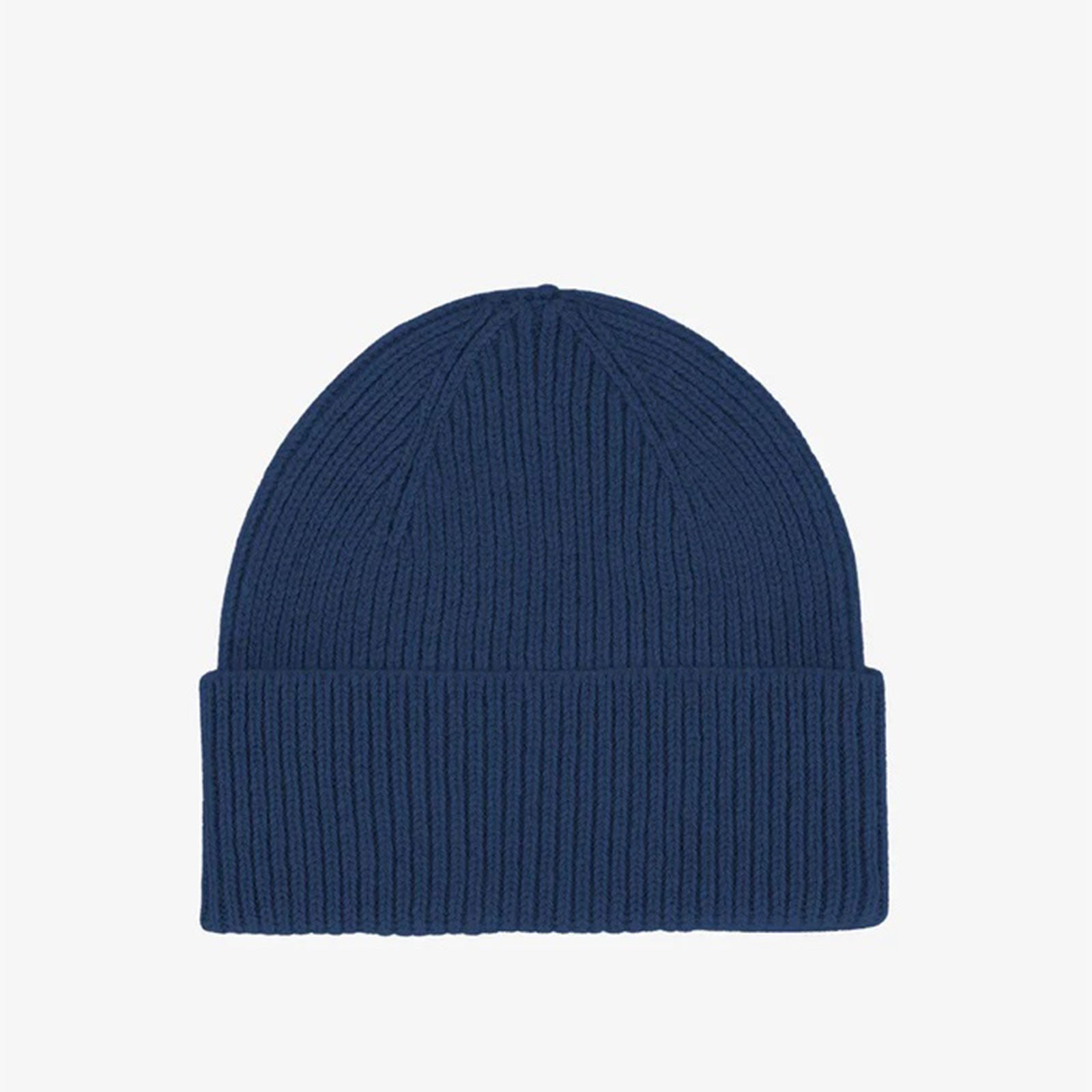 Merino Wool Beanie marine blue