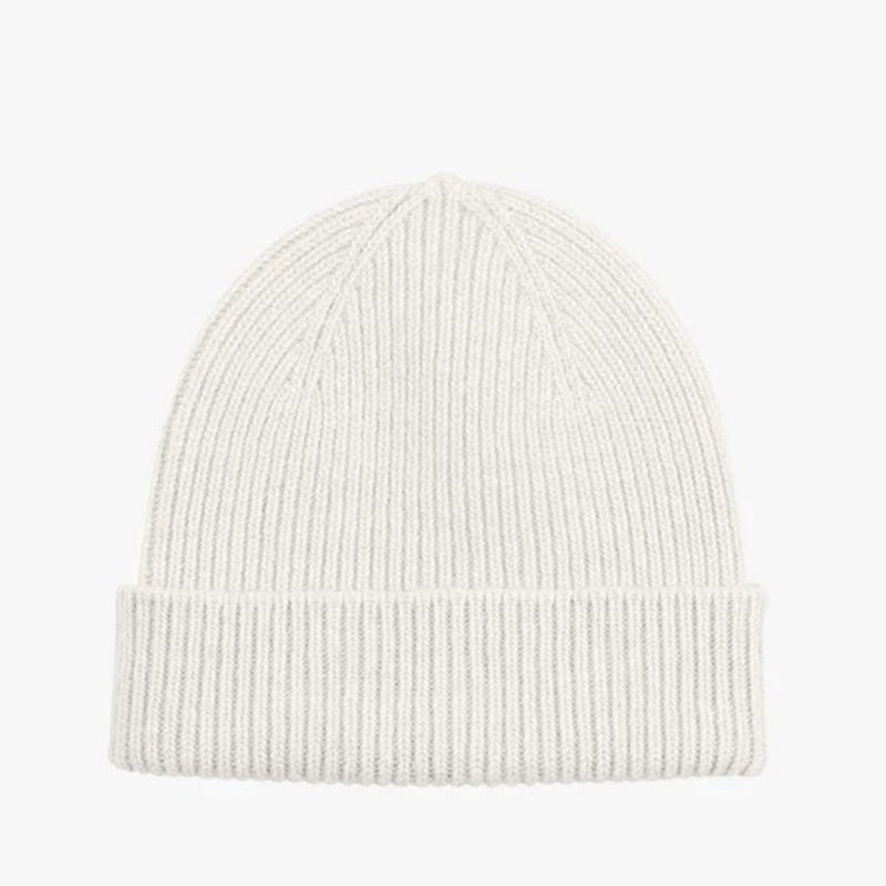 Merino Wool Beanie optical white