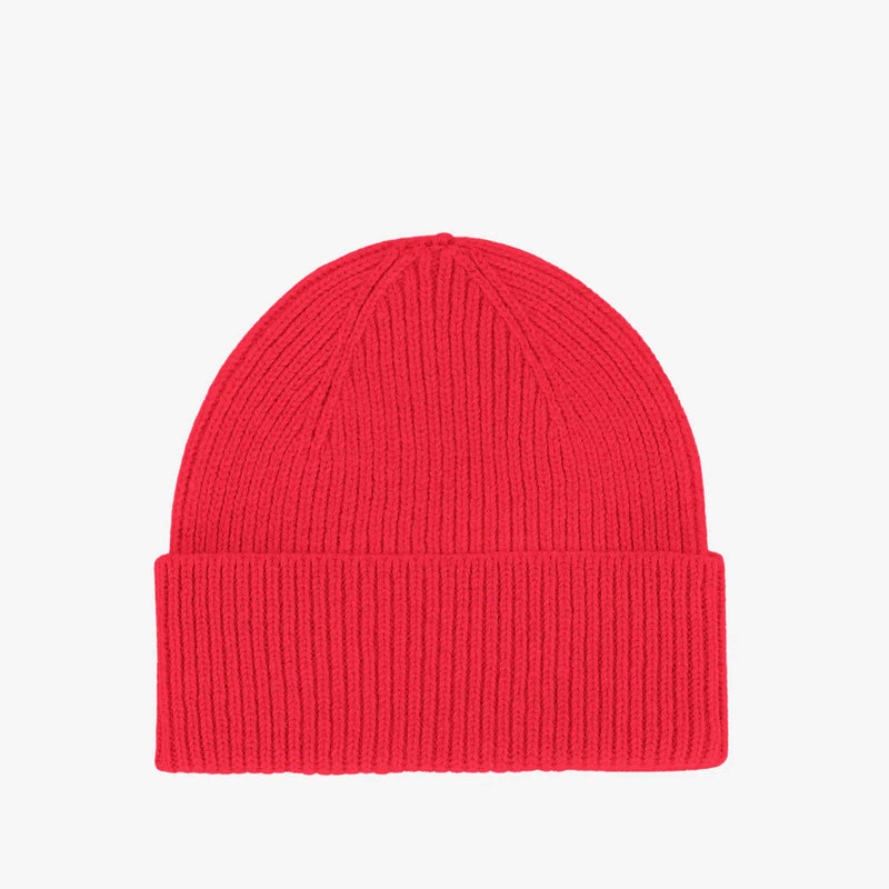 Merino Wool Beanie red tangerine Colorful Standard