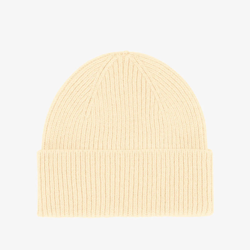 Merino Wool Beanie soft yellow Colorful Standard