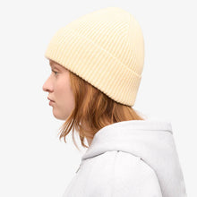 Merino Wool Beanie soft yellow Colorful Standard