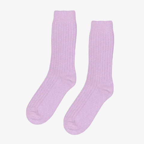 Merino Wool Blend Socks soft lavender