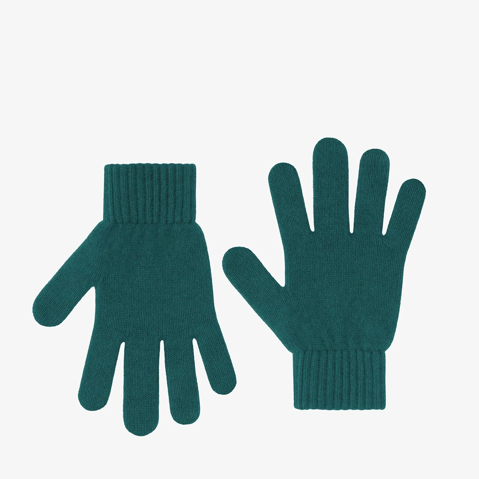 Merino Wool Gloves ocean green