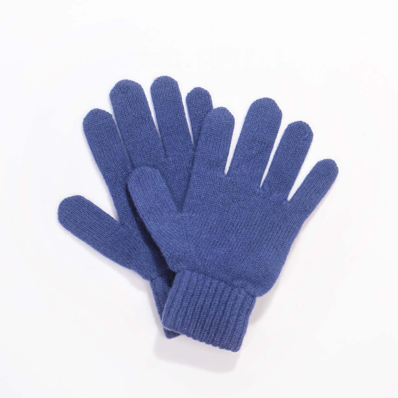 Merino Wool Gloves royal blue