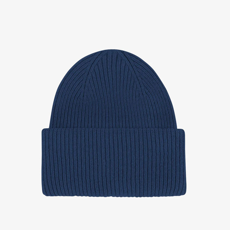 Merino Wool Hat marine blue