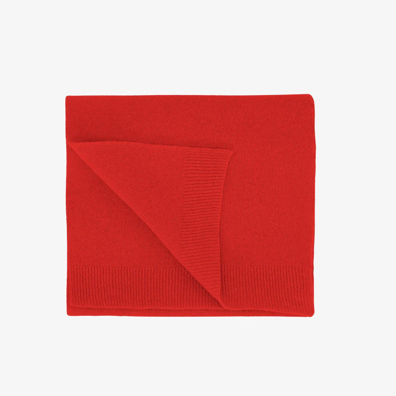 Merino Wool Scarf red tangerine Colorful Standard