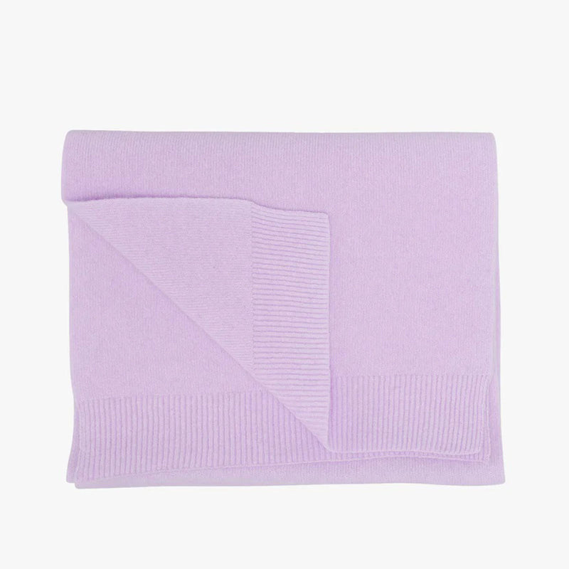 Merino Wool Scarf soft lavender