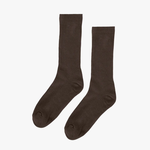 Organic Active Socks coffee brown