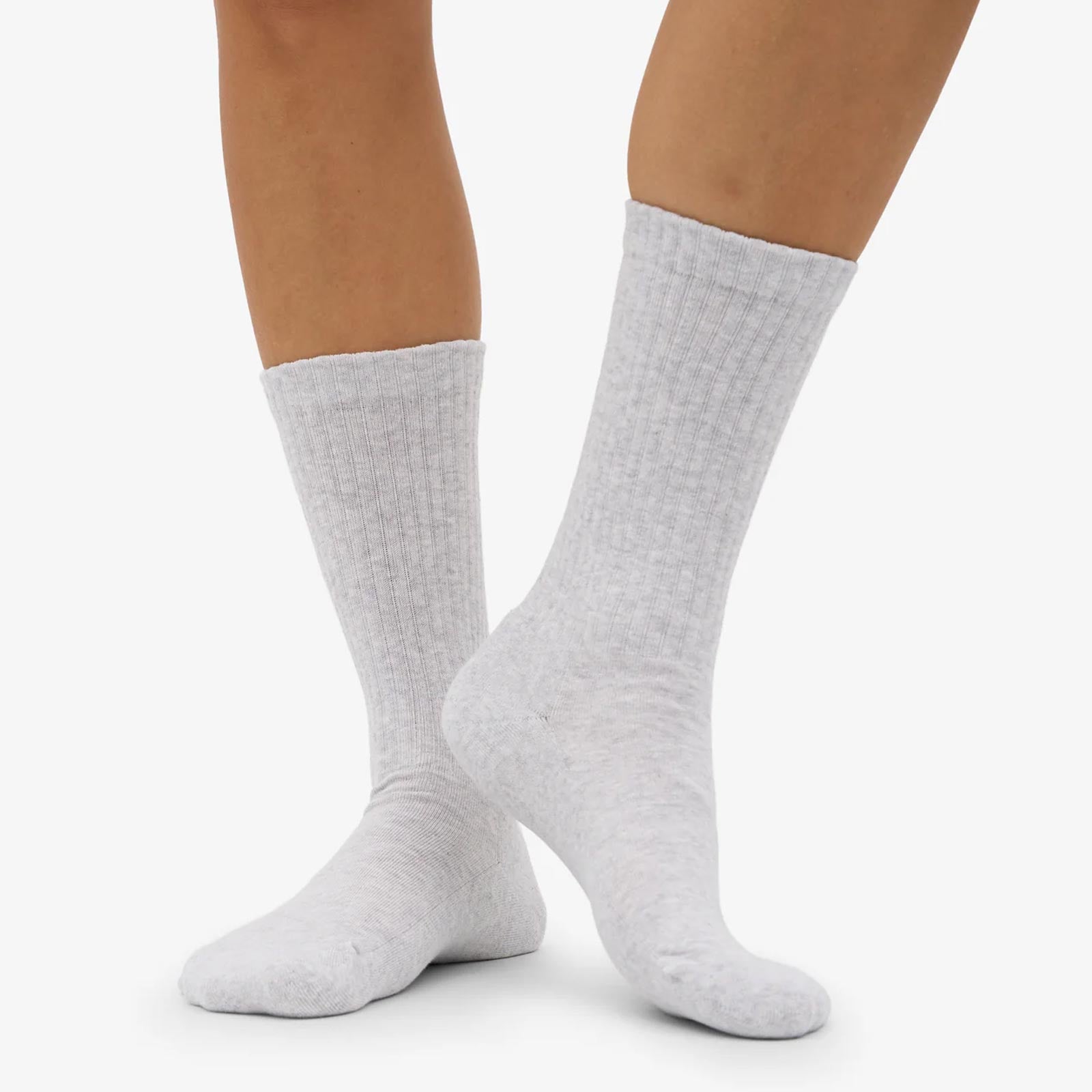 Organic Active Socks snow melange Colorful Standard