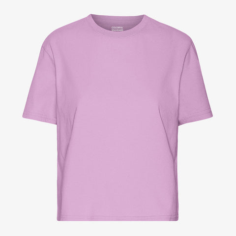 Organic Boxy Crop Tee cherry blossom