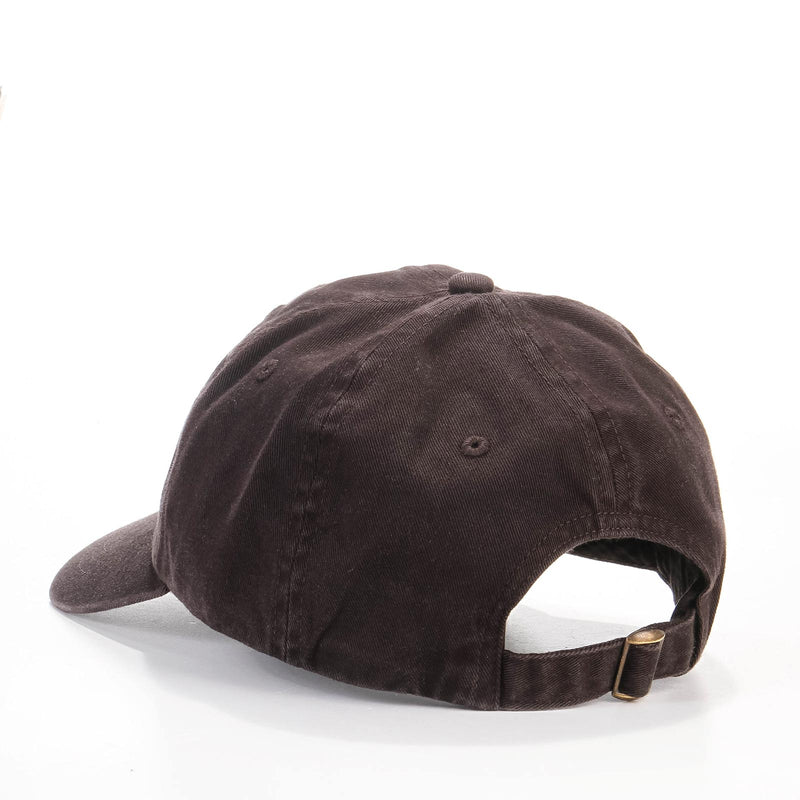 Organic Cotton Cap coffee brown