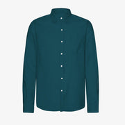 Organic Flannel Shirt ocean green Colorful Standard