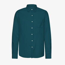 Organic Flannel Shirt ocean green Colorful Standard