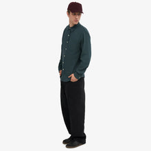 Organic Flannel Shirt ocean green Colorful Standard