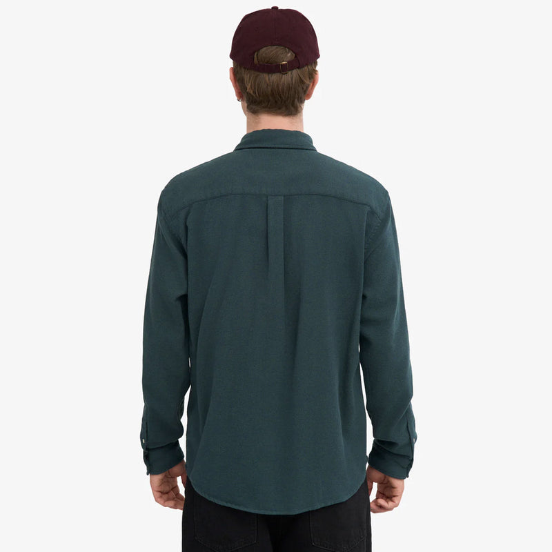 Organic Flannel Shirt ocean green Colorful Standard