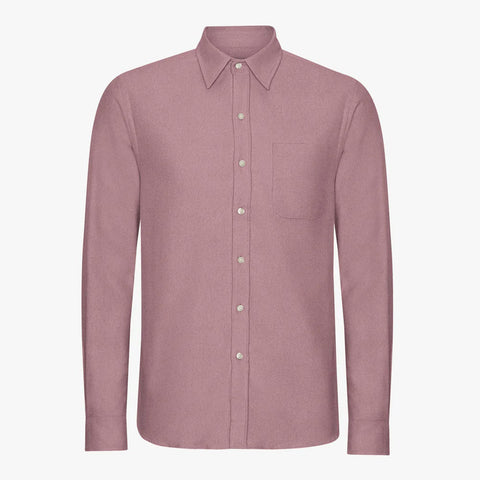 Organic Flannel Shirt purple haze