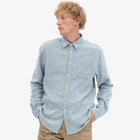 Organic Flannel Shirt steel blue Colorful Standard