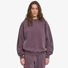 Organic Oversized Crew faded grape