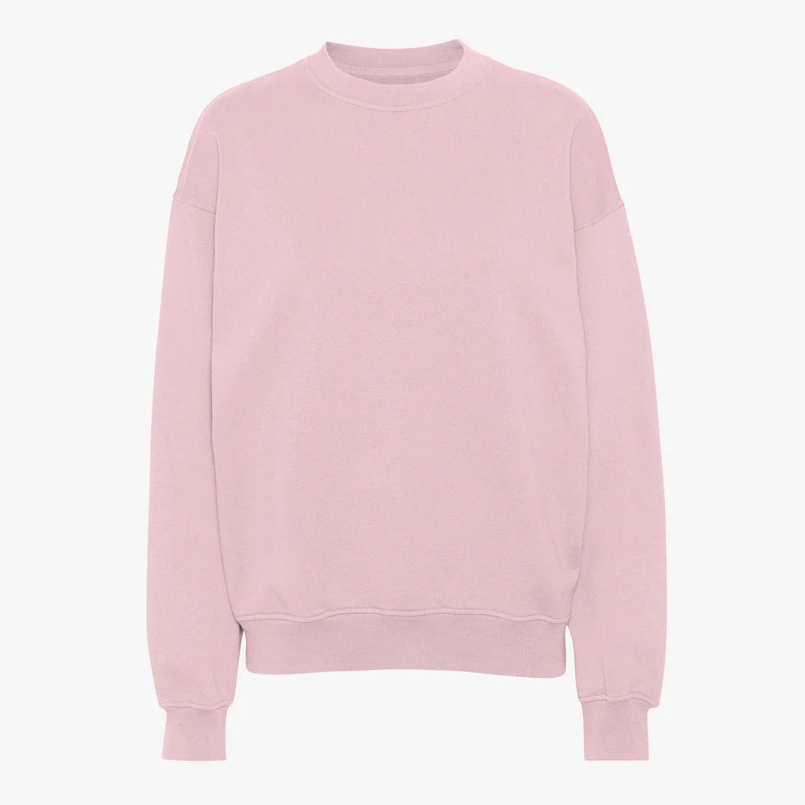 Organic Oversized Crew faded pink