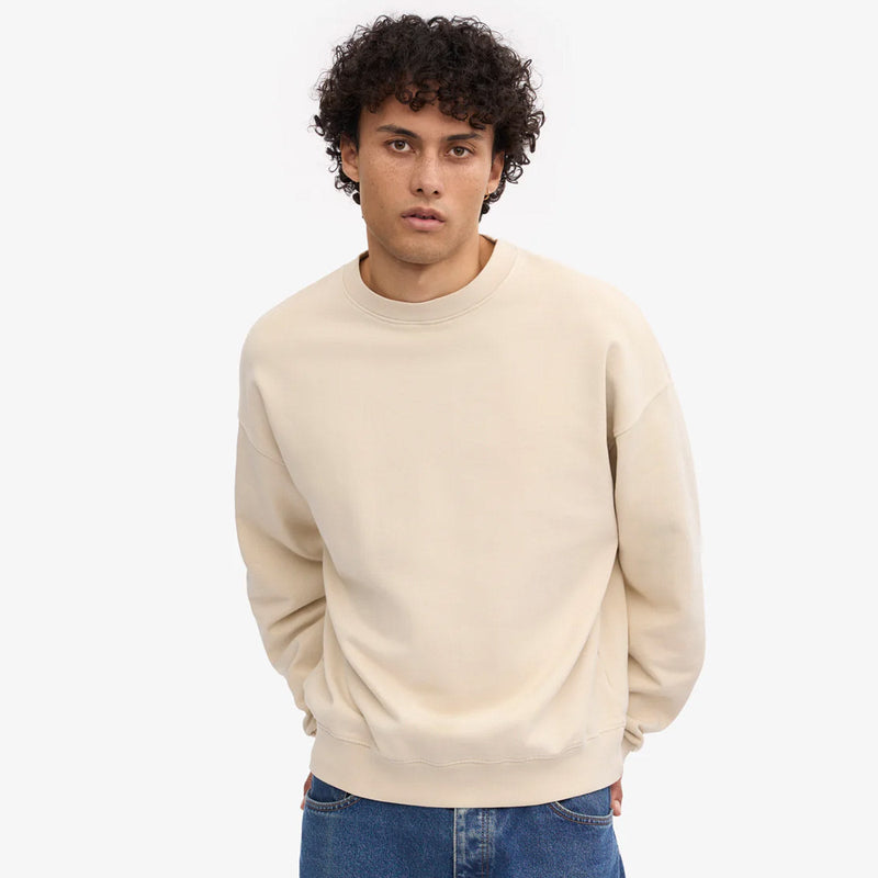 Organic Oversized Crew ivory white Colorful Standard