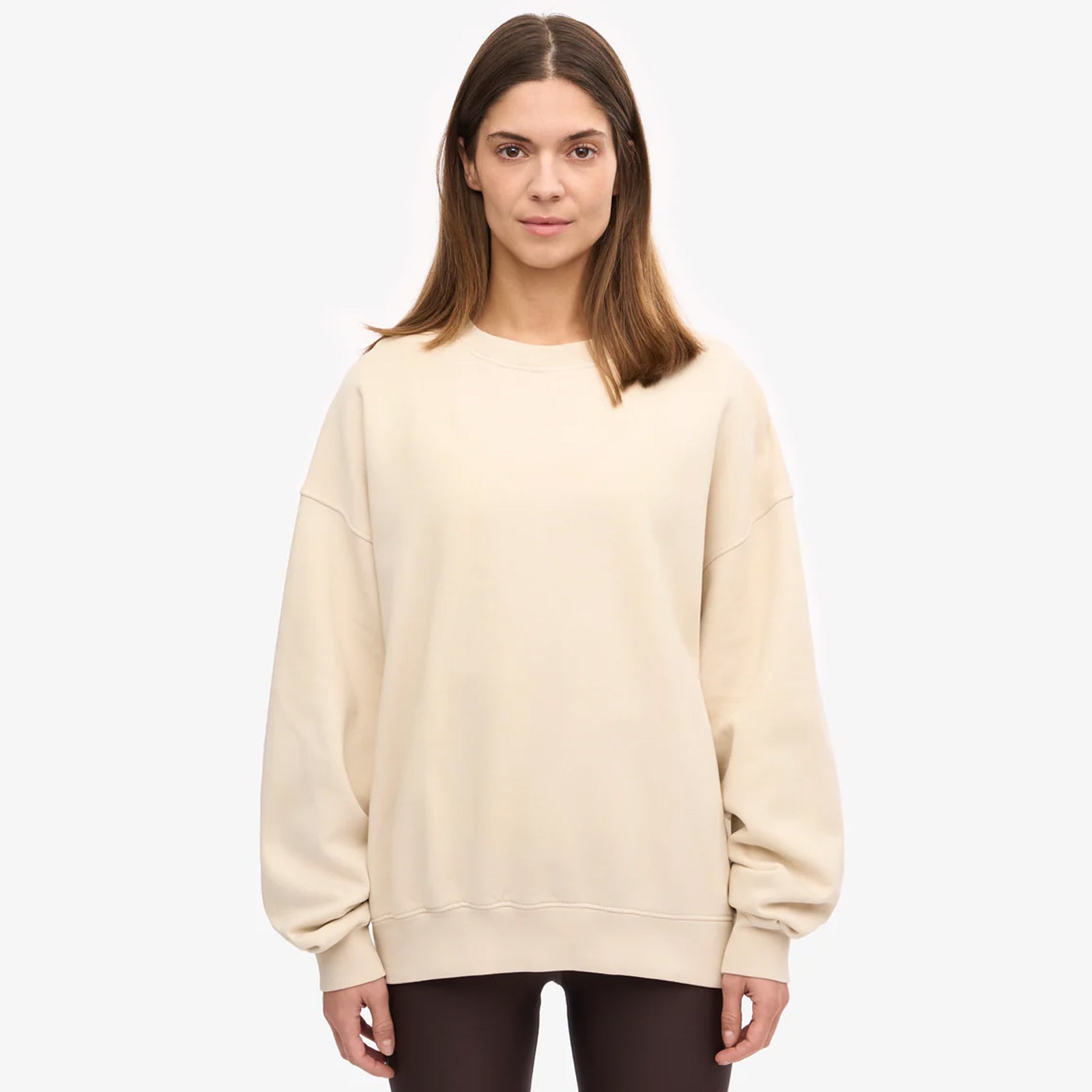 Organic Oversized Crew ivory white Colorful Standard