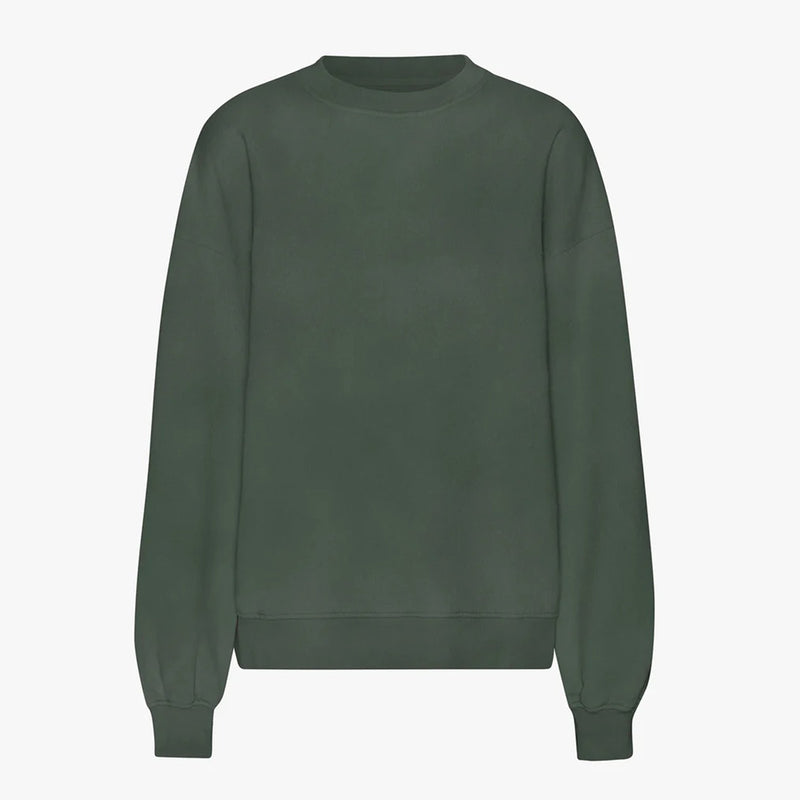 Organic Oversized Crew midnight forest