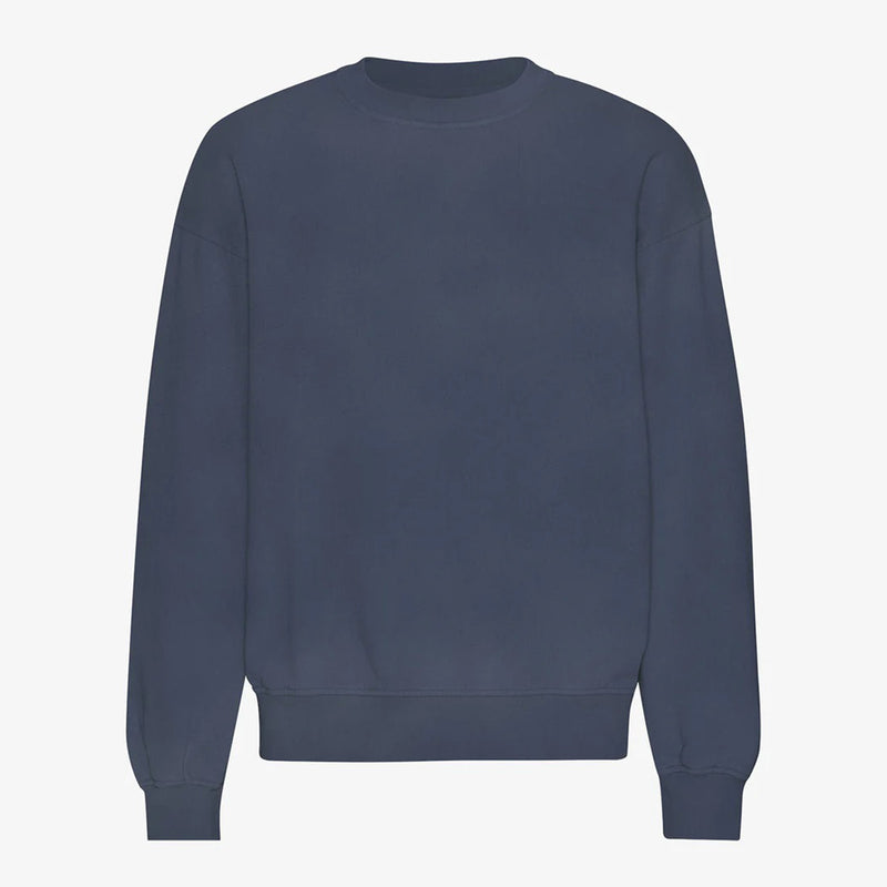 Organic Oversized Crew neptune blue