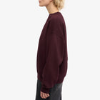 Organic Oversized Crew oxblood red Colorful Standard