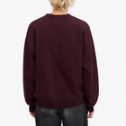 Organic Oversized Crew oxblood red Colorful Standard