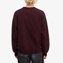 Organic Oversized Crew oxblood red Colorful Standard