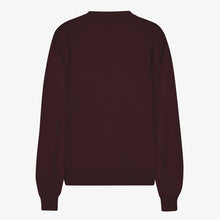 Organic Oversized Crew oxblood red Colorful Standard