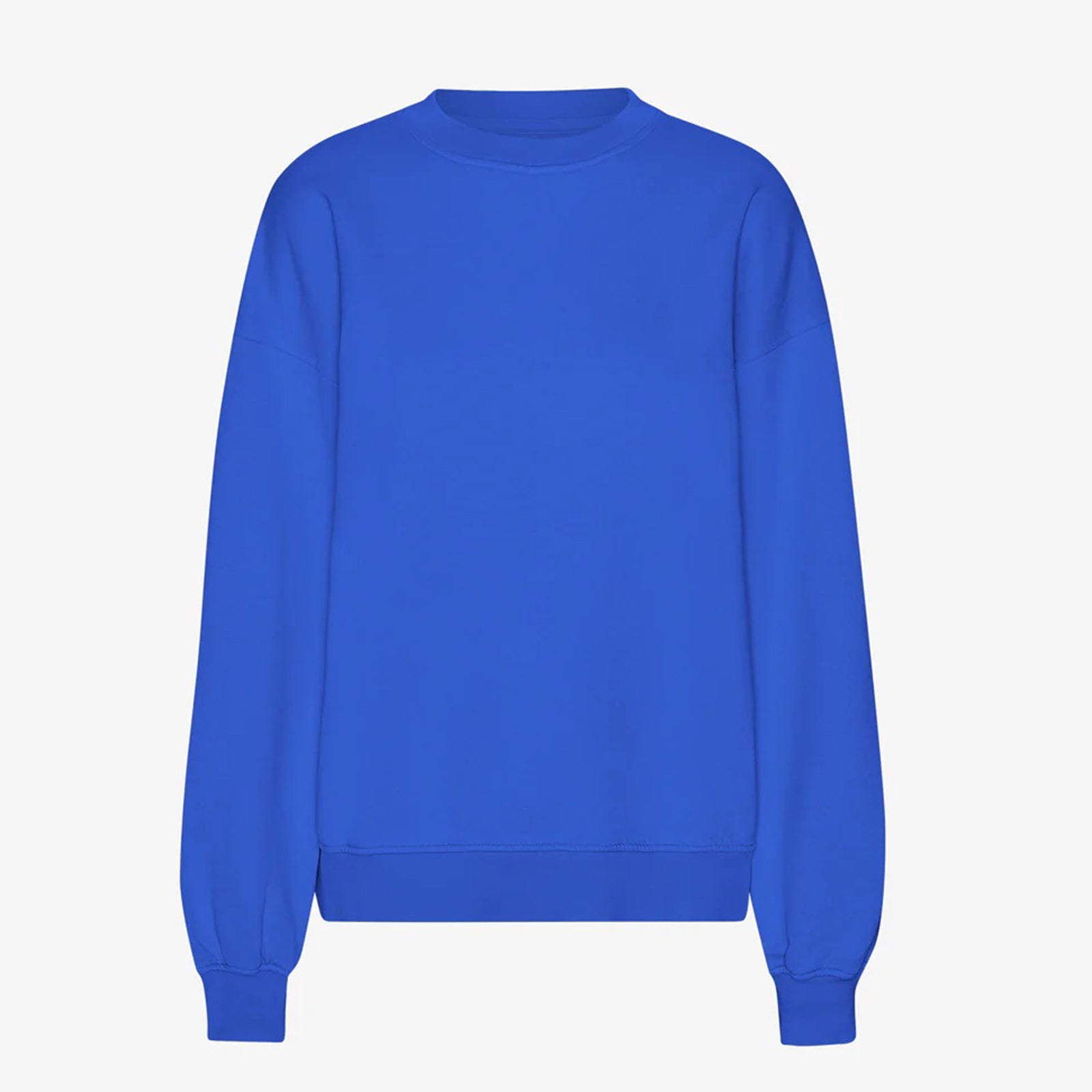 Organic Oversized Crew sapphire blue