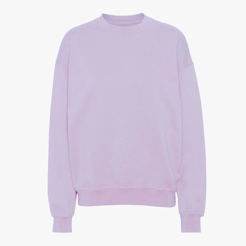 Organic Oversized Crew soft lavender