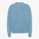 Organic Oversized Crew stone blue